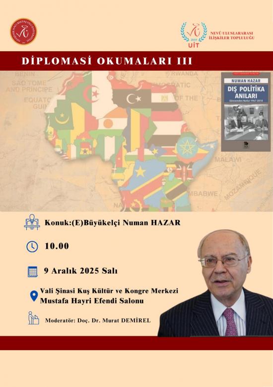 "Diplomasi Okumaları III" Etkinliği