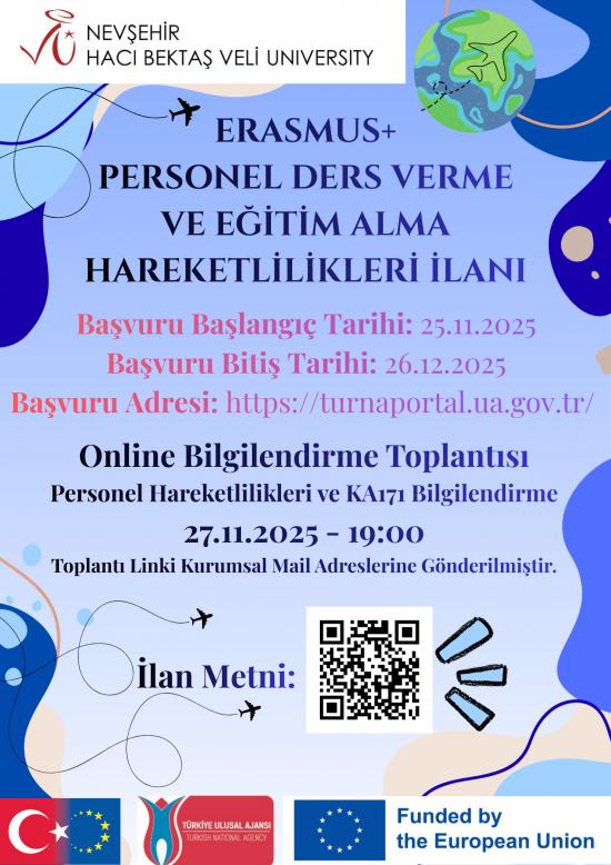 Erasmus+ Akademik ve İdari Personel Bilgilendirme Toplantısı