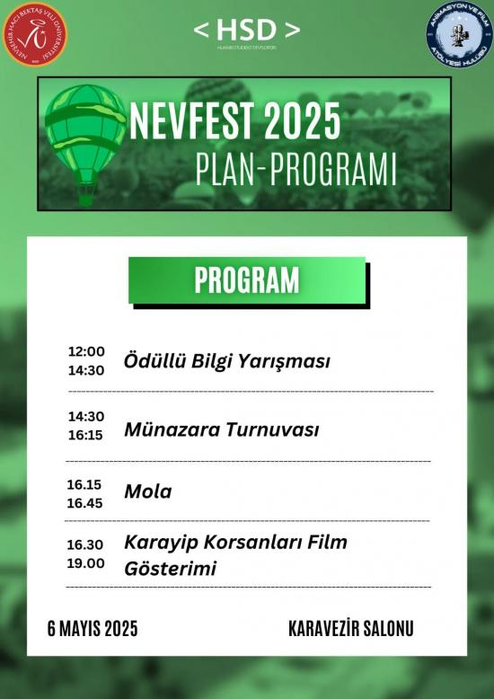 "NEVFEST 2025" Etkinliği