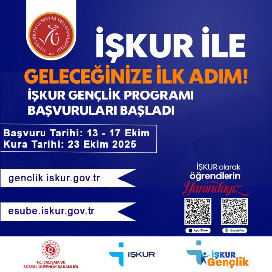 İŞKUR İle Geleceğinize İlk Adım! İŞKUR GENÇLİK PROGRAMI Başvuruları Başladı