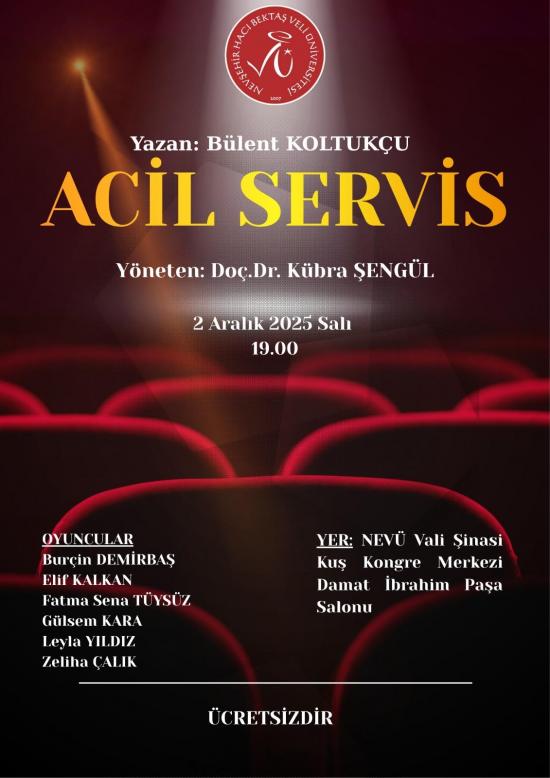 “Acil Servis” Tiyatro Oyunu