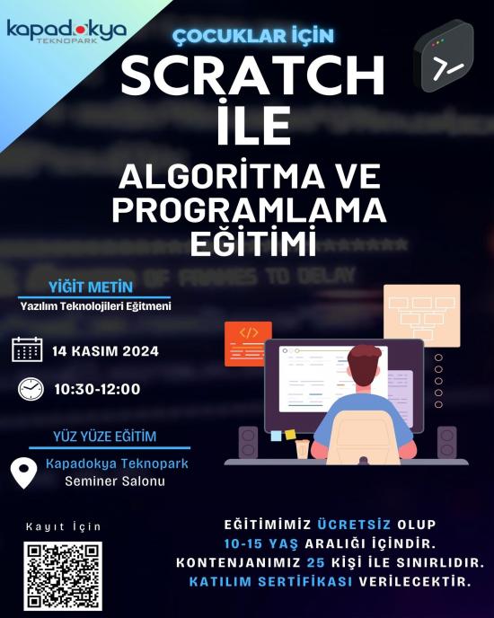 Çocuklar için Scratch ile Algoritma ve Programlama Eğitimi