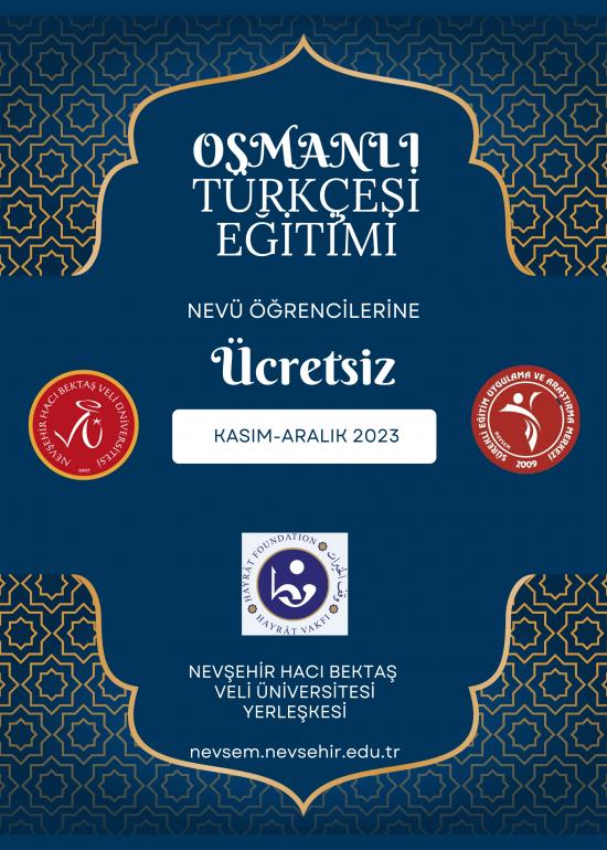 NEVÜ Öğrencilerine Ücretsiz Osmanlı Türkçesi Eğitimi