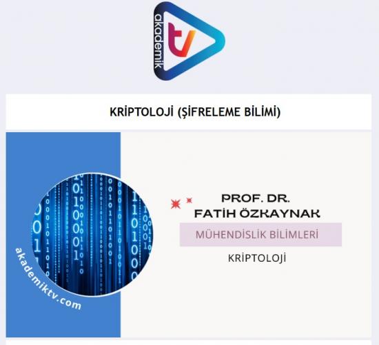 Akademik TV Veritabanına Yeni Eğitim Eklenmiştir.