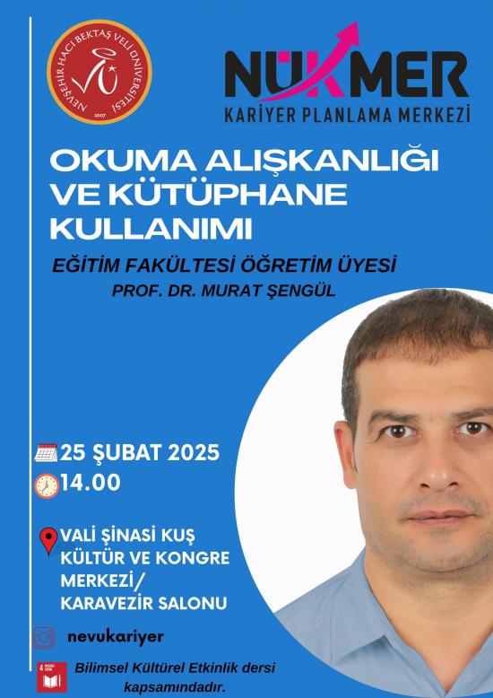 “Okuma Alışkanlığı ve Kütüphane Kullanımı” Konulu Seminer