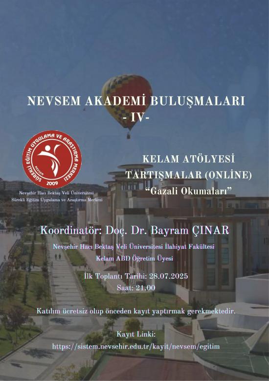 NEVSEM Akademi Buluşmaları IV/Kelam Atölyesi (Tartışmalar)