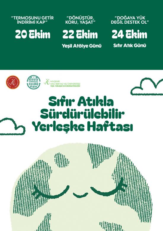 Sıfır Atıkla Sürdürülebilir Yerleşkeler Haftası Etkinlikleri