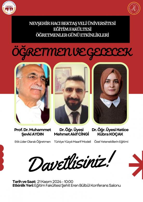 Öğretmenler Günü Etkinlikleri Kapsamında "Öğretmen ve Gelecek" Konulu Panel