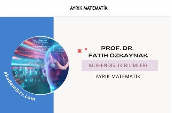 Akademik TV Veritabanına "Ayrık Matematik" Eğitimi Eklenmiştir.