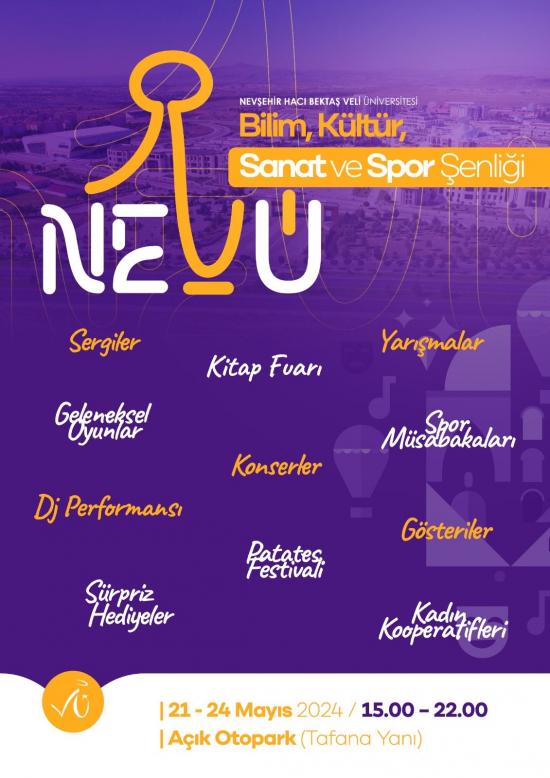 NEVÜ Bilim, Kültür, Sanat ve Spor Şenliği Başlıyor