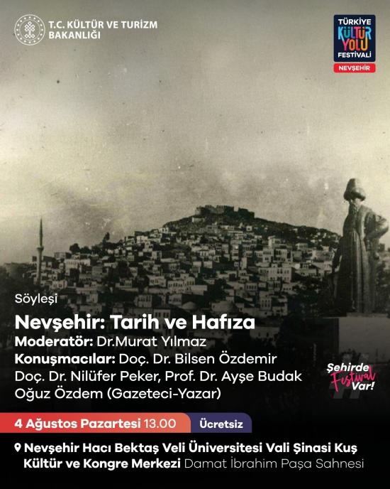 NEVÜ’de “Nevşehir: Tarih ve Hafıza” Konulu Söyleşi Programı Düzenlenecek 