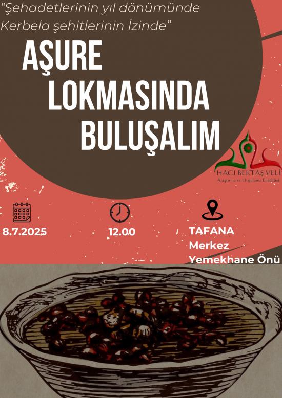 "Yas-ı Matem ve İmam Zeynel Abidin'in Kurtuluşu" Kapsamında Aşure Lokması Dağıtımı