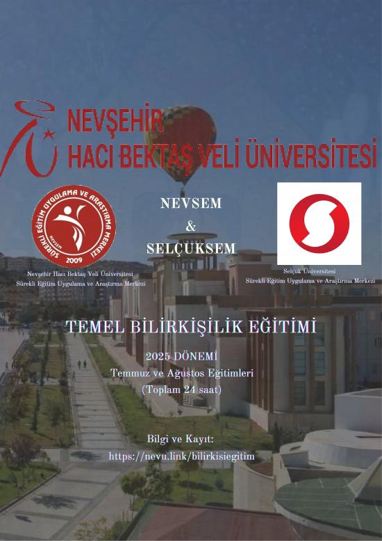 NEVSEM “Temel Bilirkişilik Eğitimi” (Yüzyüze)