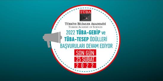 TÜBA-GEBİP ve TESEP Ödülleri Başvuru Süresi Uzatıldı