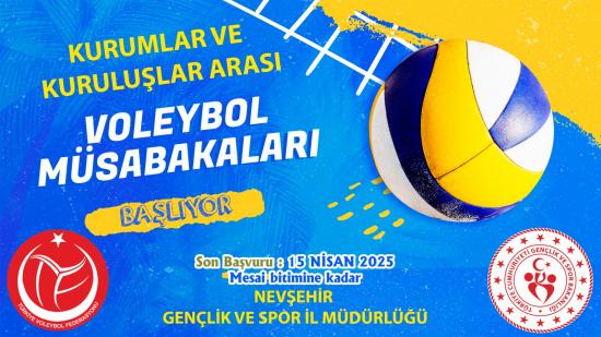 Kadın ve Erkek Personel Voleybol Takımı Seçmeleri