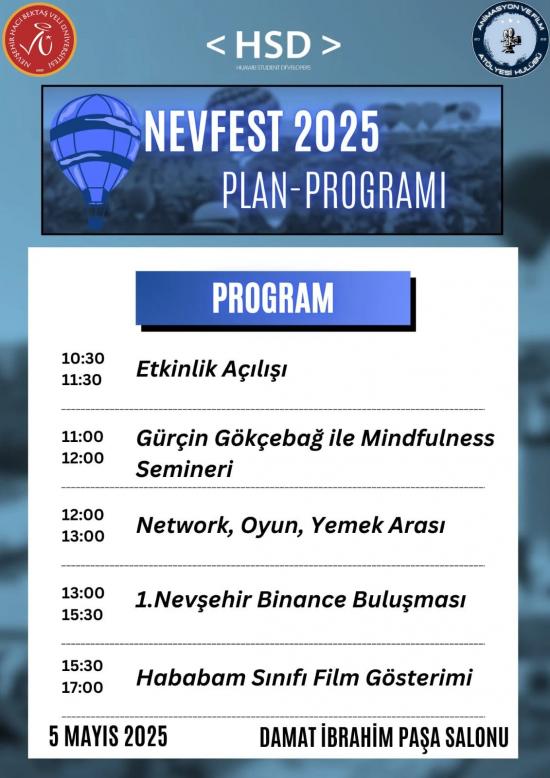 "NEVFEST 2025" Etkinliği