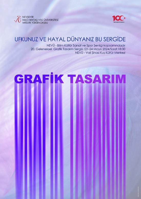 NEVÜ Bilim, Kültür, Sanat ve Spor Şenliği: NEVÜ MYO “20. Geleneksel Grafik Tasarım Sergisi"