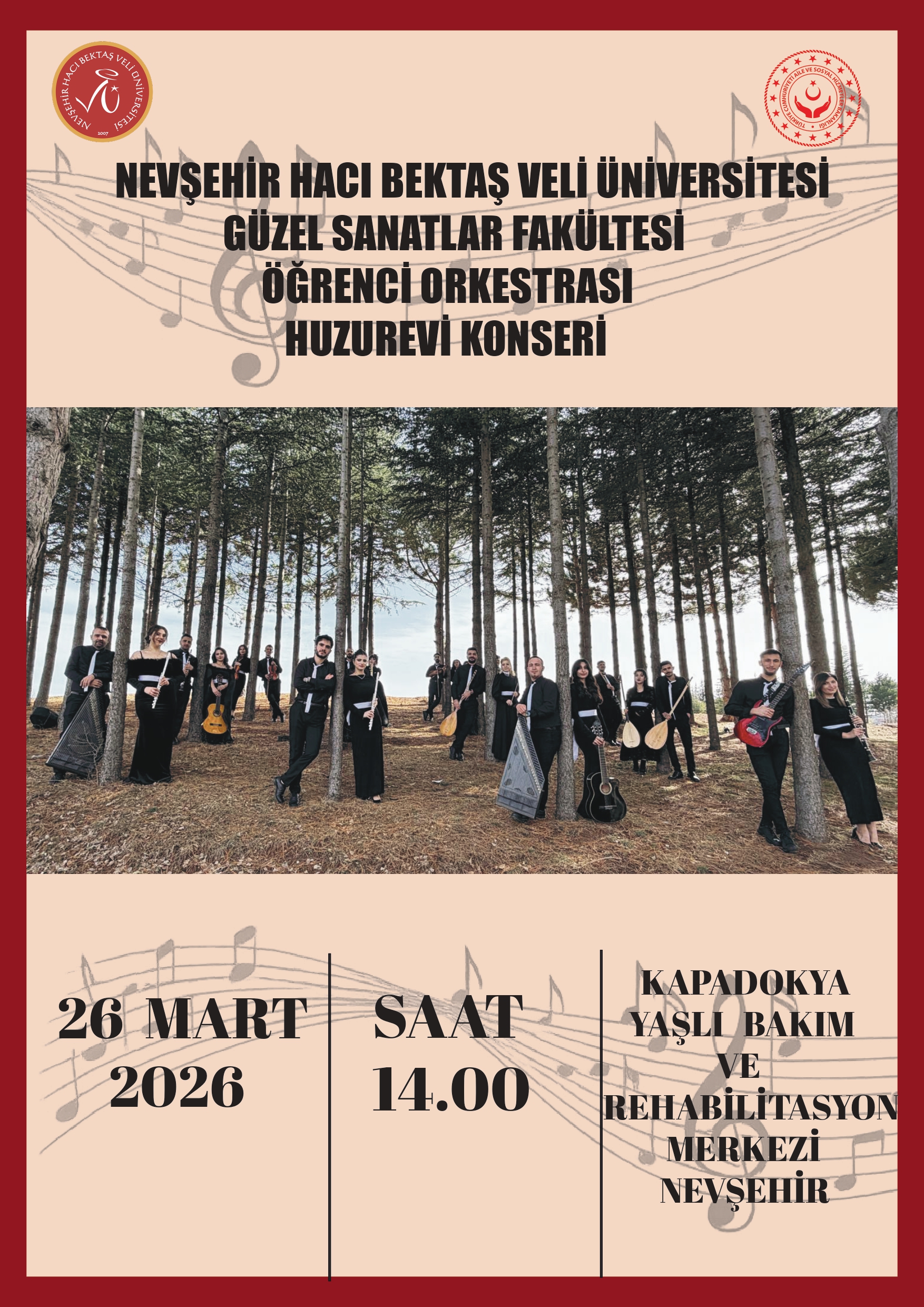 Güzel Sanatlar Fakültesi Öğrenci Orkestrası Huzurevi Konseri