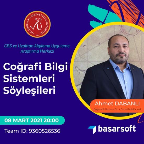 CBS ve Uzaktan Algılama Uygulama ve Araştırma Merkezi tarafından 'Coğrafi Bilgi Sistemleri' Konulu Söyleşi