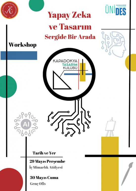 "Yapay Zeka ve Tasarım Sergide Bir Arada" Adlı Workshop Etkinliği