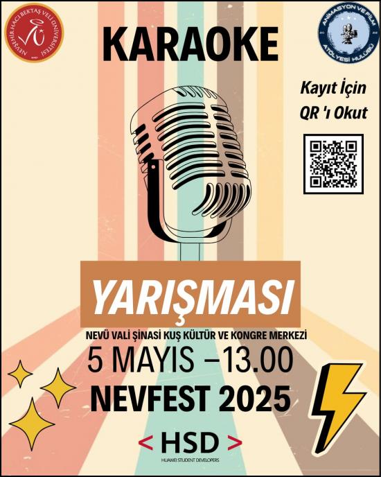 "NEVFEST 2025" Etkinlikleri Kapsamında KARAOKE Yarışması