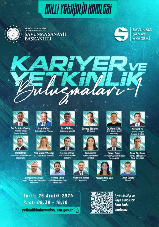  T.C. Cumhurbaşkanlığı Savunma Sanayii Başkanlığı Kariyer ve Yetkinlik Buluşmaları-I