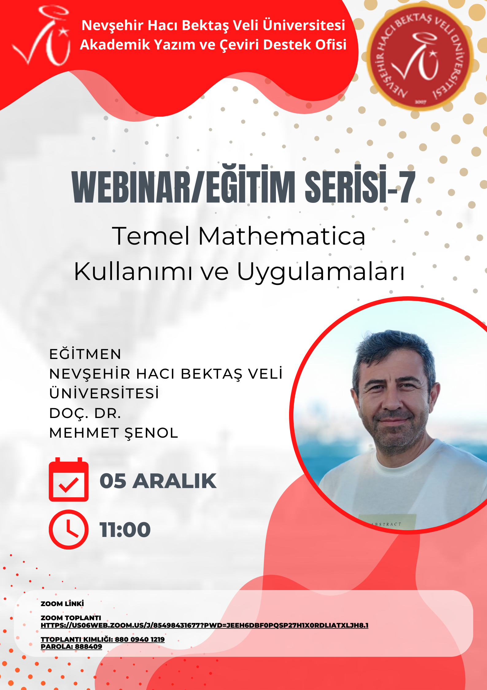 NEVÜ Akademik Yazım ve Çeviri Destek Ofisi Webinar/Eğitim Serisi-7