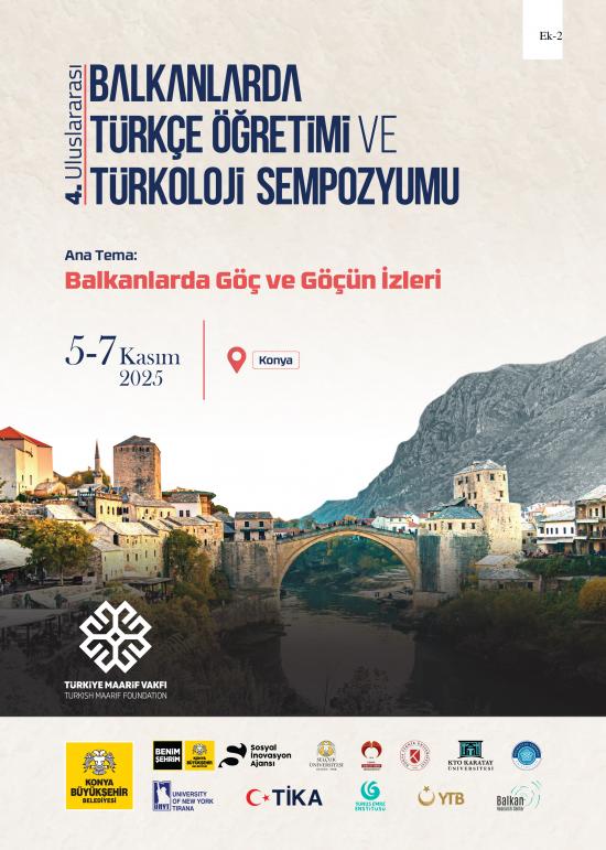4. Uluslararası Balkanlarda Türkçe Öğretimi ve Türkoloji Sempozyumu
