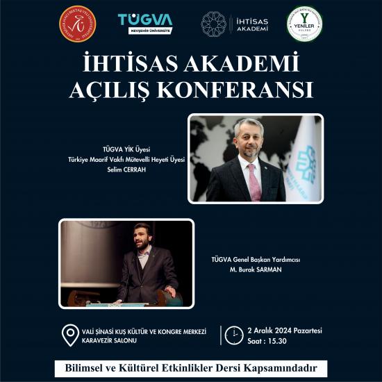 İhtisas Akademi Açılış Konferansı