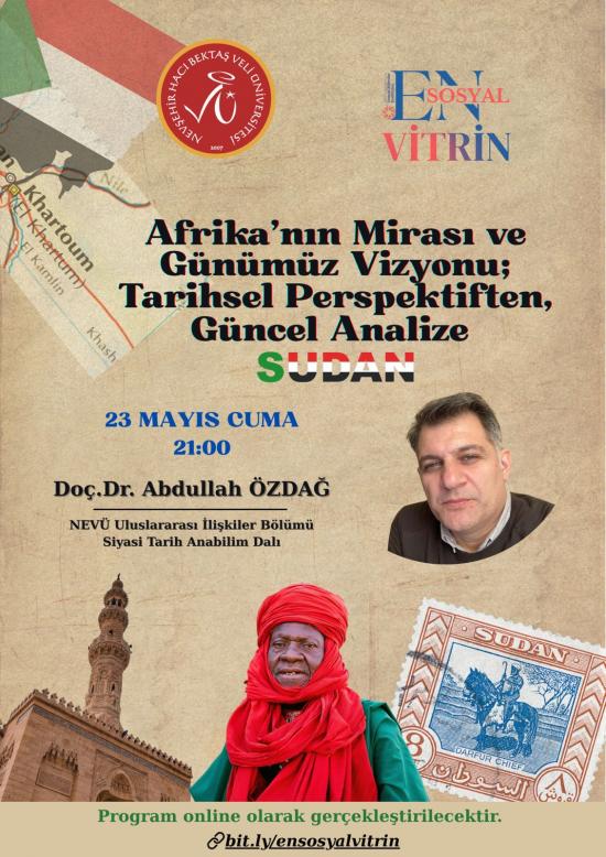 "En Sosyal Vitrin" Adlı Akademik Söyleşileri Başlıyor.