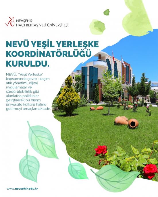 NEVÜ’de Yeşil Yerleşke Koordinatörlüğü Kuruldu