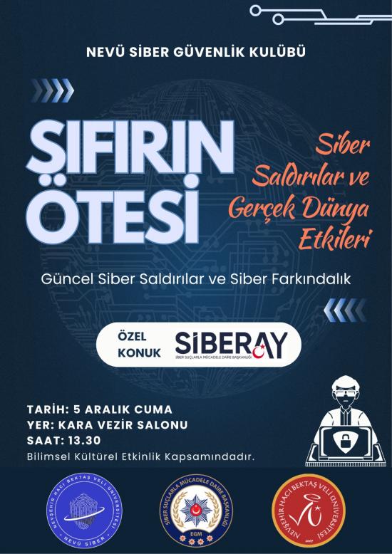  “Sıfırın Ötesi: Siber Saldırılar ve Gerçek Dünya Etkileri” Başlıklı Etkinlik