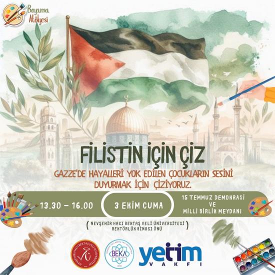 "Filistin İçin Çiz" Adlı Etkinlik