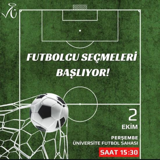 Üniversite Futbol Takımı Seçmeleri