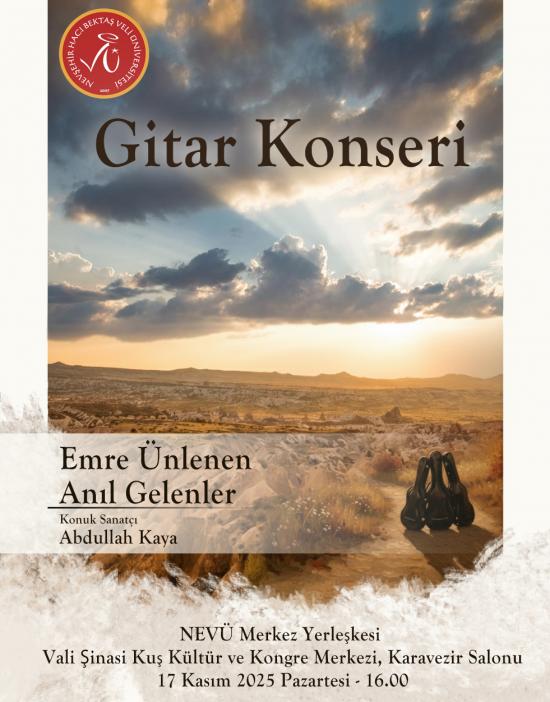 "Gitar Konseri" Etkinliği