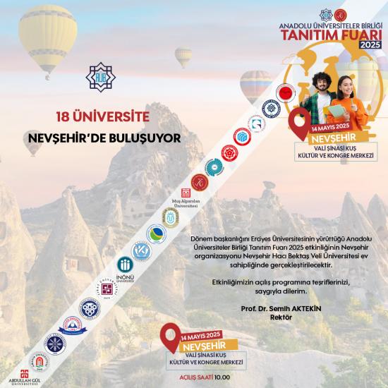Anadolu Üniversiteler Birliği Tanıtım Fuarı 2025 