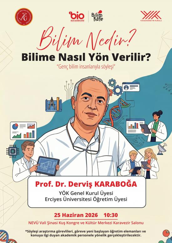 NEVÜ Bilim İletişimi Ofisi Tarafından "Bilim Nedir? Bilime Nasıl Yön Verilir? Konulu Söyleşi