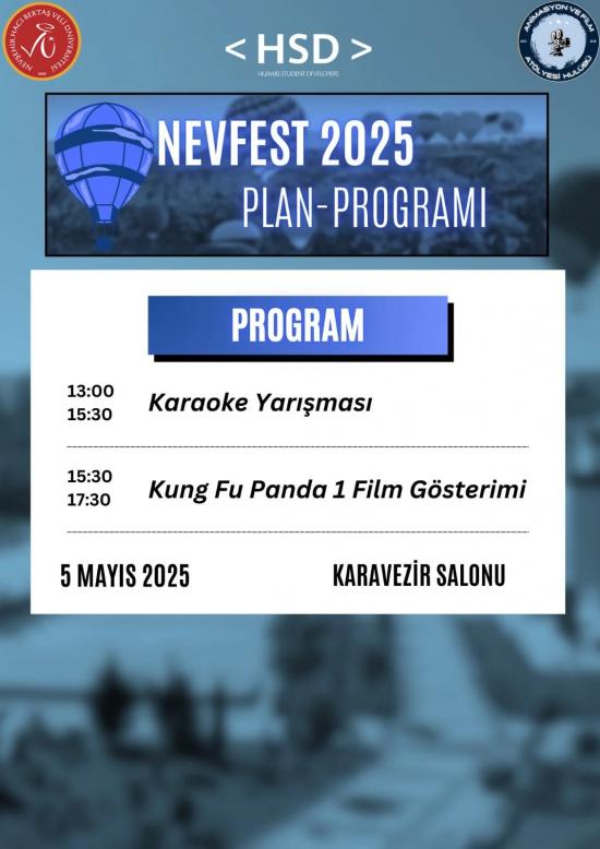 "NEVFEST 2025" Etkinliği