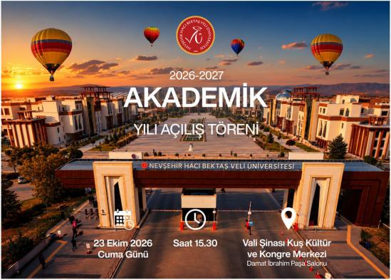 NEVÜ 2026-2027  Akademik Yılı Açılış Töreni 