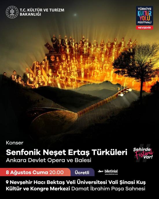 Ankara Devlet Opera ve Balesi tarafından “Senfonik Neşet Ertaş Türküleri” Adlı Konser