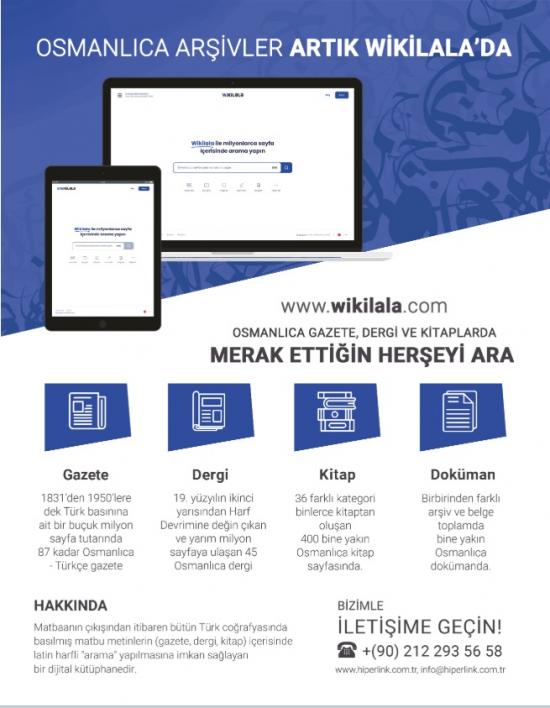 Wikilala, Kelime.com ve eOsmanlıca Veritabanları Üniversitemiz Deneme Erişimine Açılmıştır.