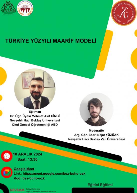 "Türkiye Yüzyılı Maarif Modeli" Etkinliği