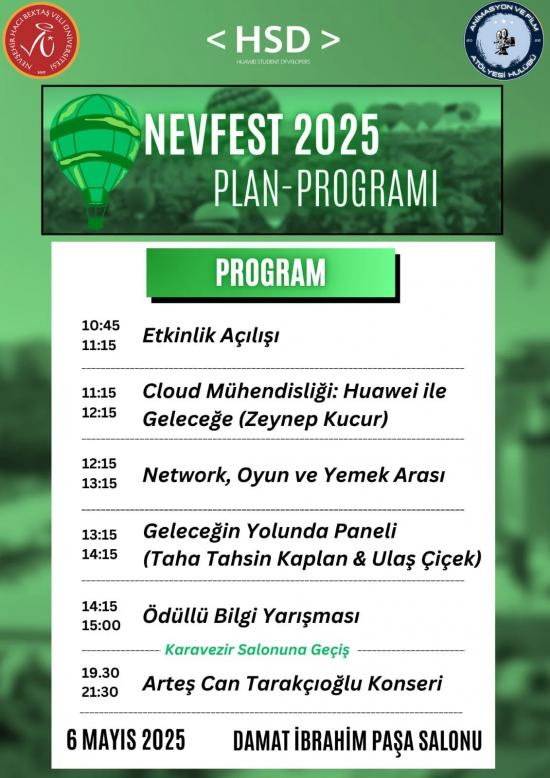 "NEVFEST 2025" Etkinliği