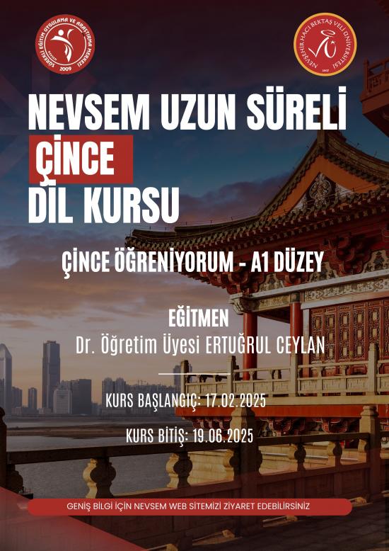 NEVSEM Uzun Süreli Çince Dil Kursu 