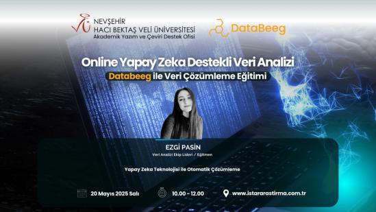 NEVÜ Akademik Yazım ve Çeviri Destek Ofisi Webinar/Eğitim Serisi-9