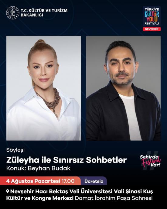“Züleyha ile Sınırsız Sohbetler” Konulu Söyleşi Programı